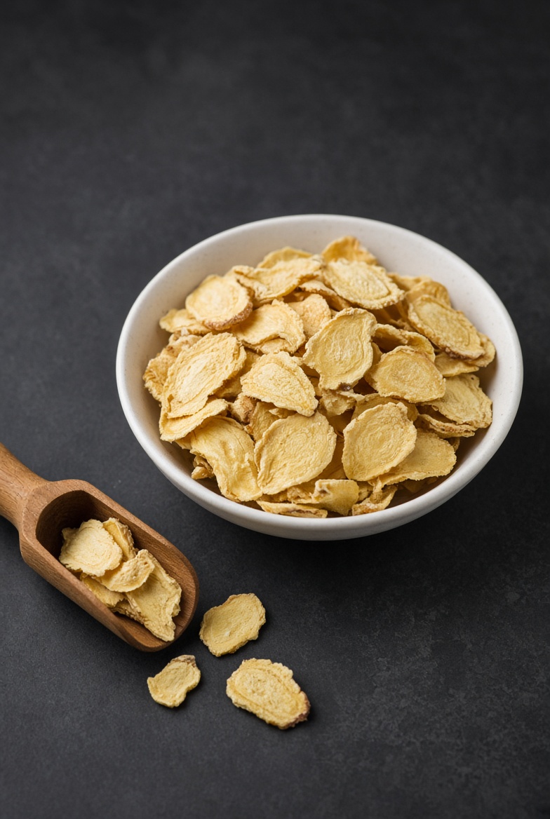 Ginger flakes